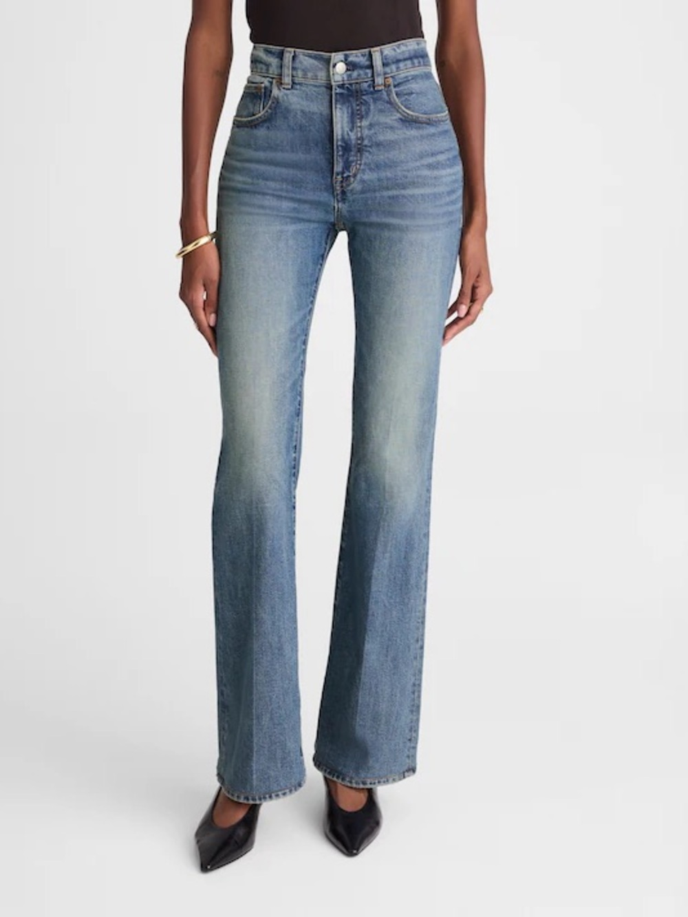 Madewell The Vintage Flare Jean Bouvier Wash Comfort Stretch Size 31 NWT